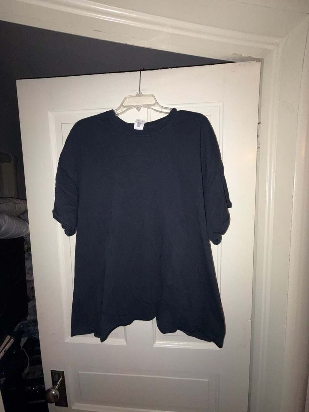Gildan Heavy Cotton Black Biker Graphic T-Shirt 2XL